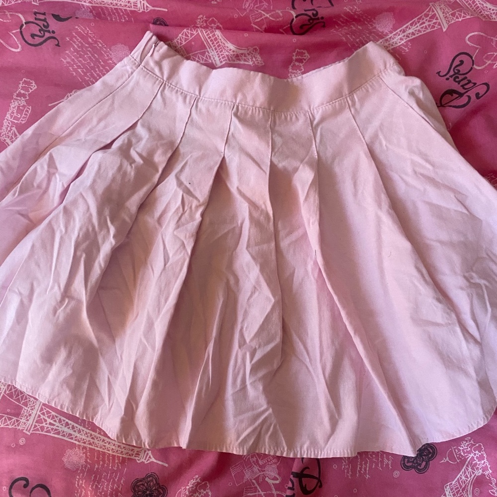 pink tennis skirt